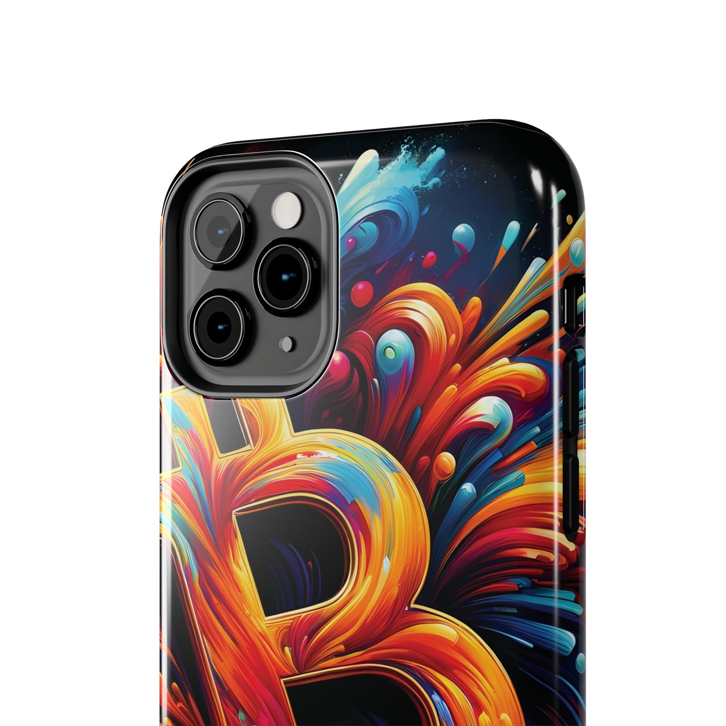 ToughDrop Apple iPhone Case Ft. Bitcoin Symbol Abstract