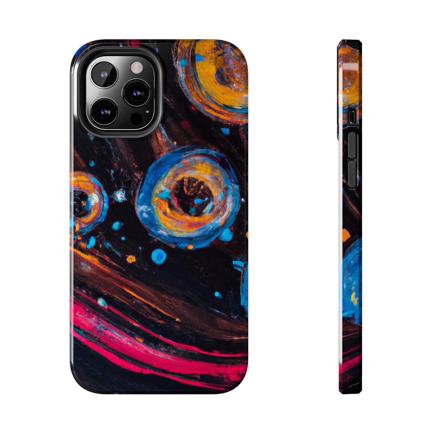 Tough Apple iPhone Cases Ft. Bubble Galaxy