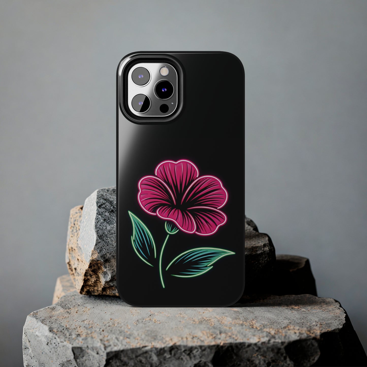 ToughDrop Apple iPhone Case Ft. Neon Bloom