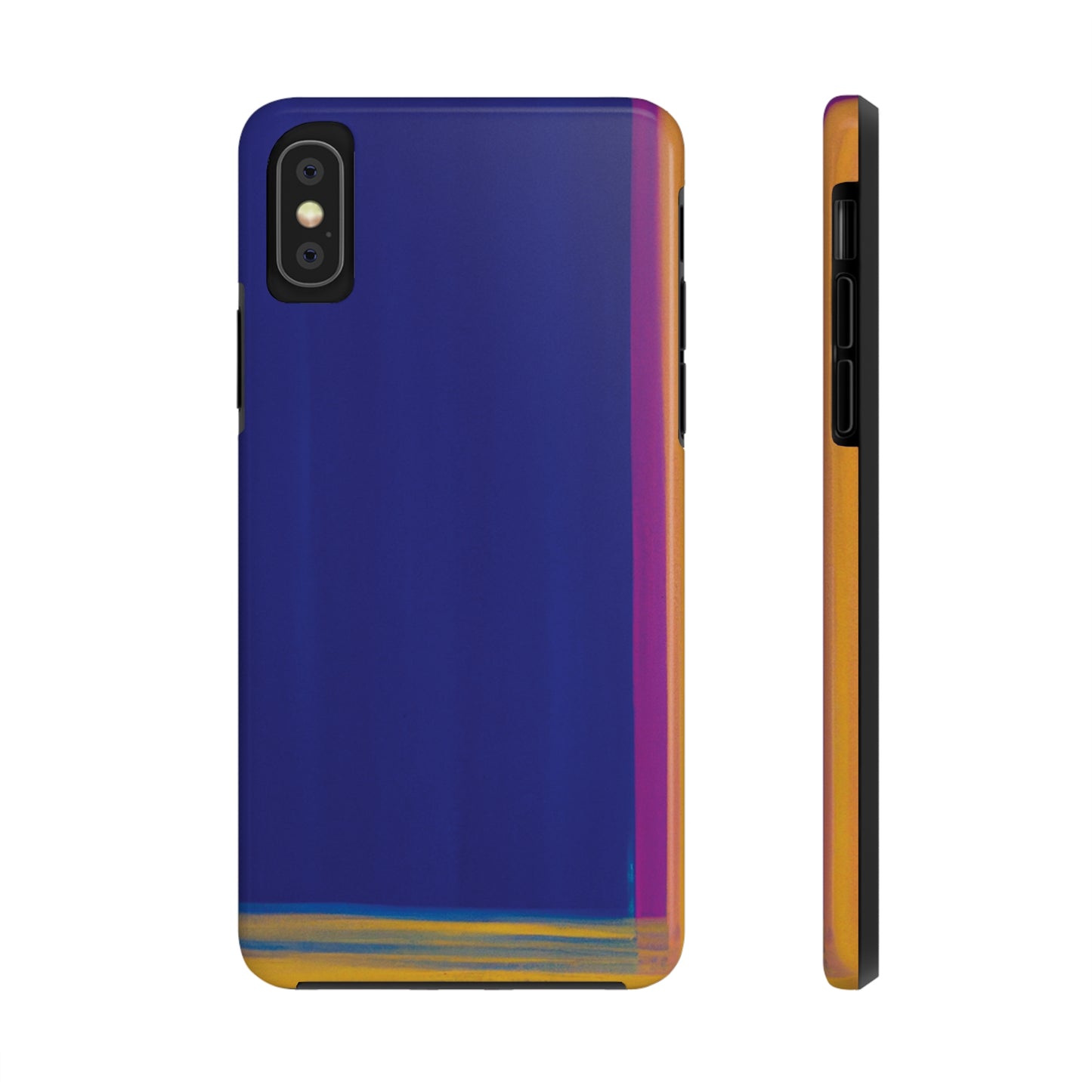Strong Apple iPhone Case Ft. Minimal Framed Blue