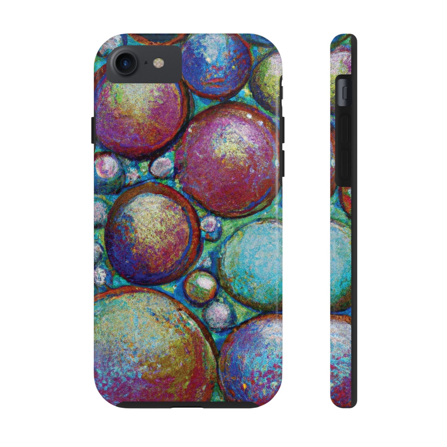 Tough Apple iPhone Cases Ft. Big Acrylic Bubbles