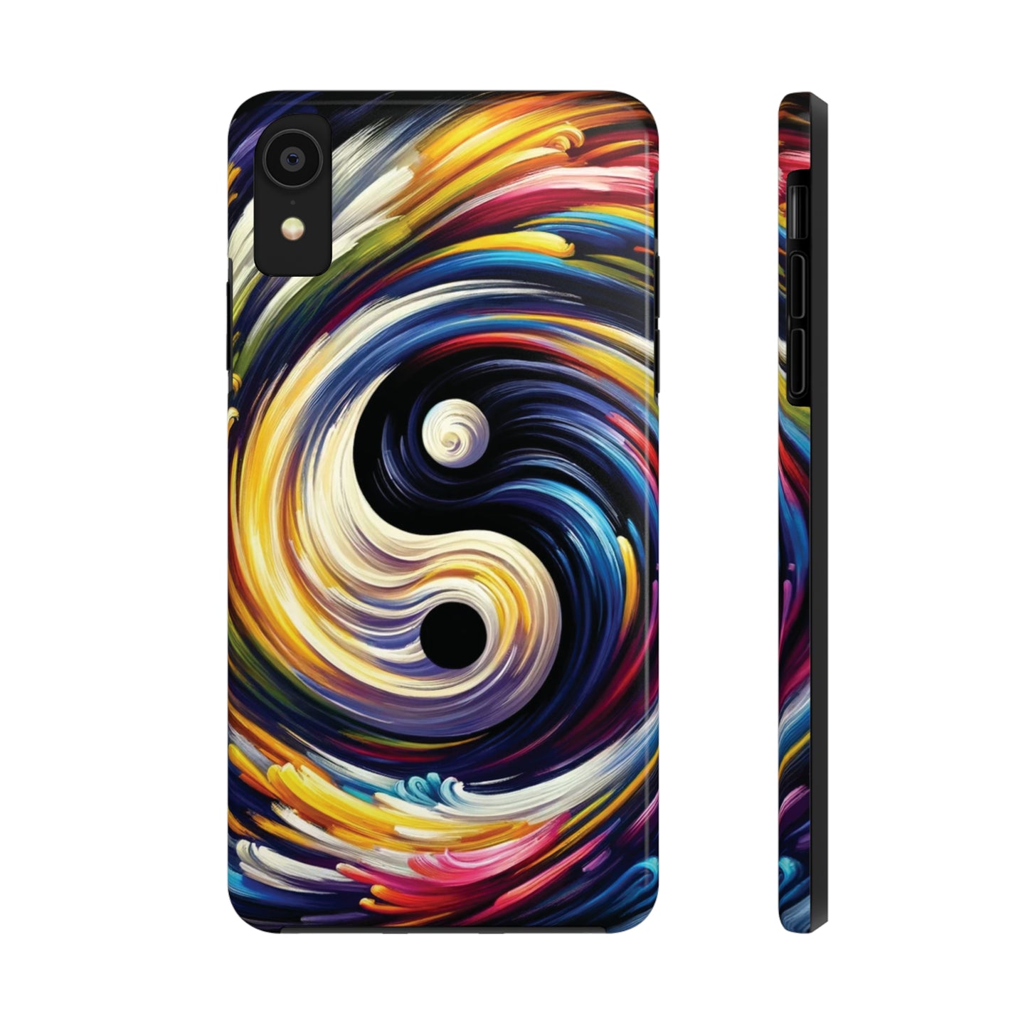 ToughDrop Apple iPhone Case Ft. Abstract Yin Yang