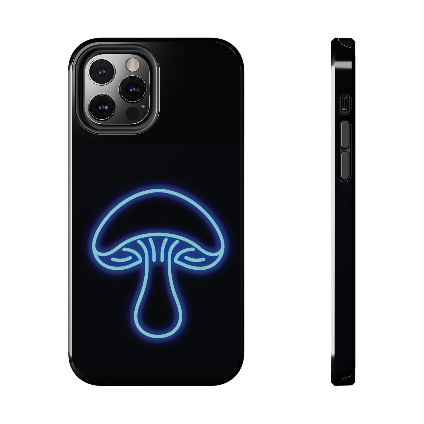 ToughDrop Apple iPhone Case Ft. Neon Blue Shroom