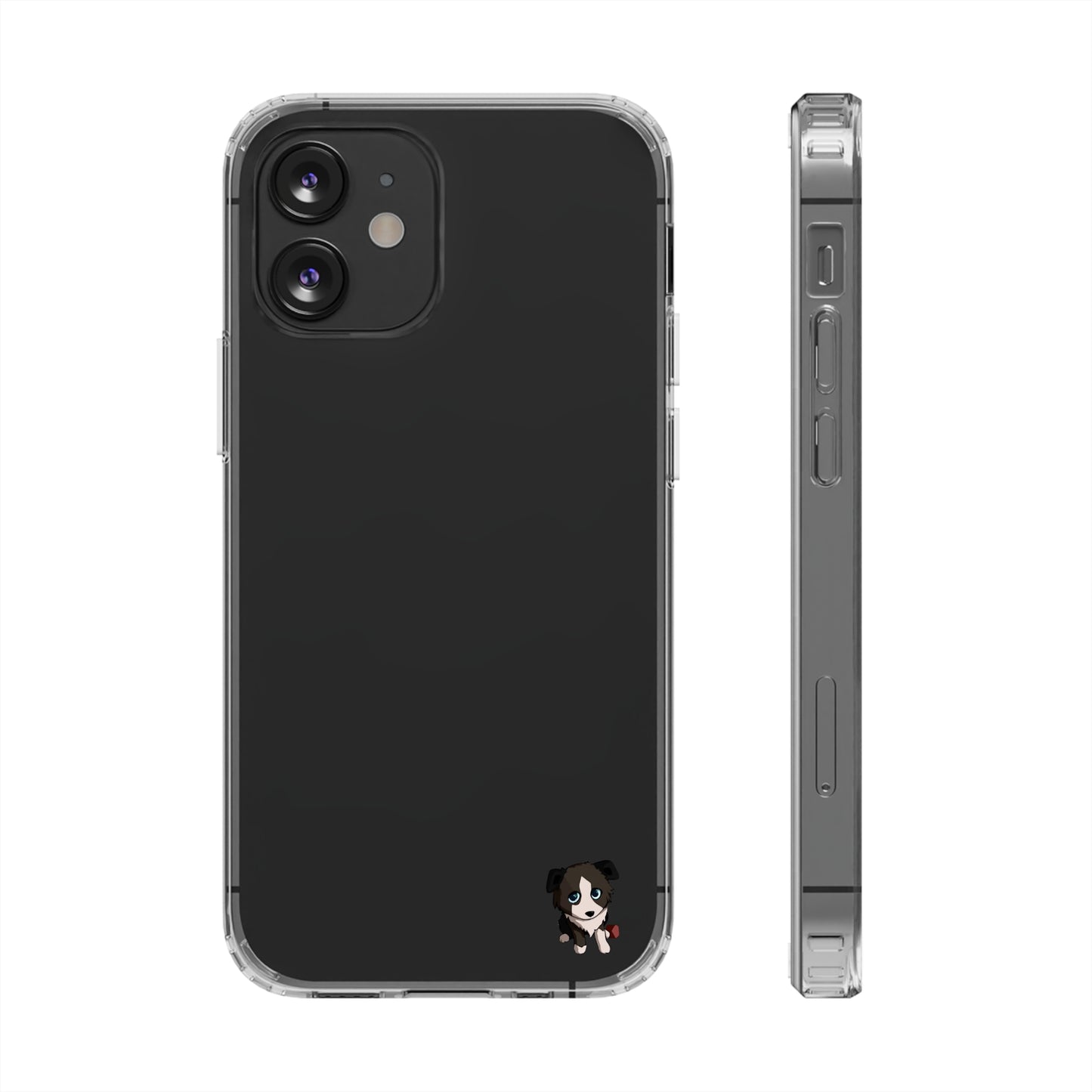 Clear iPhone and Android Cases Ft. Cute Puppy