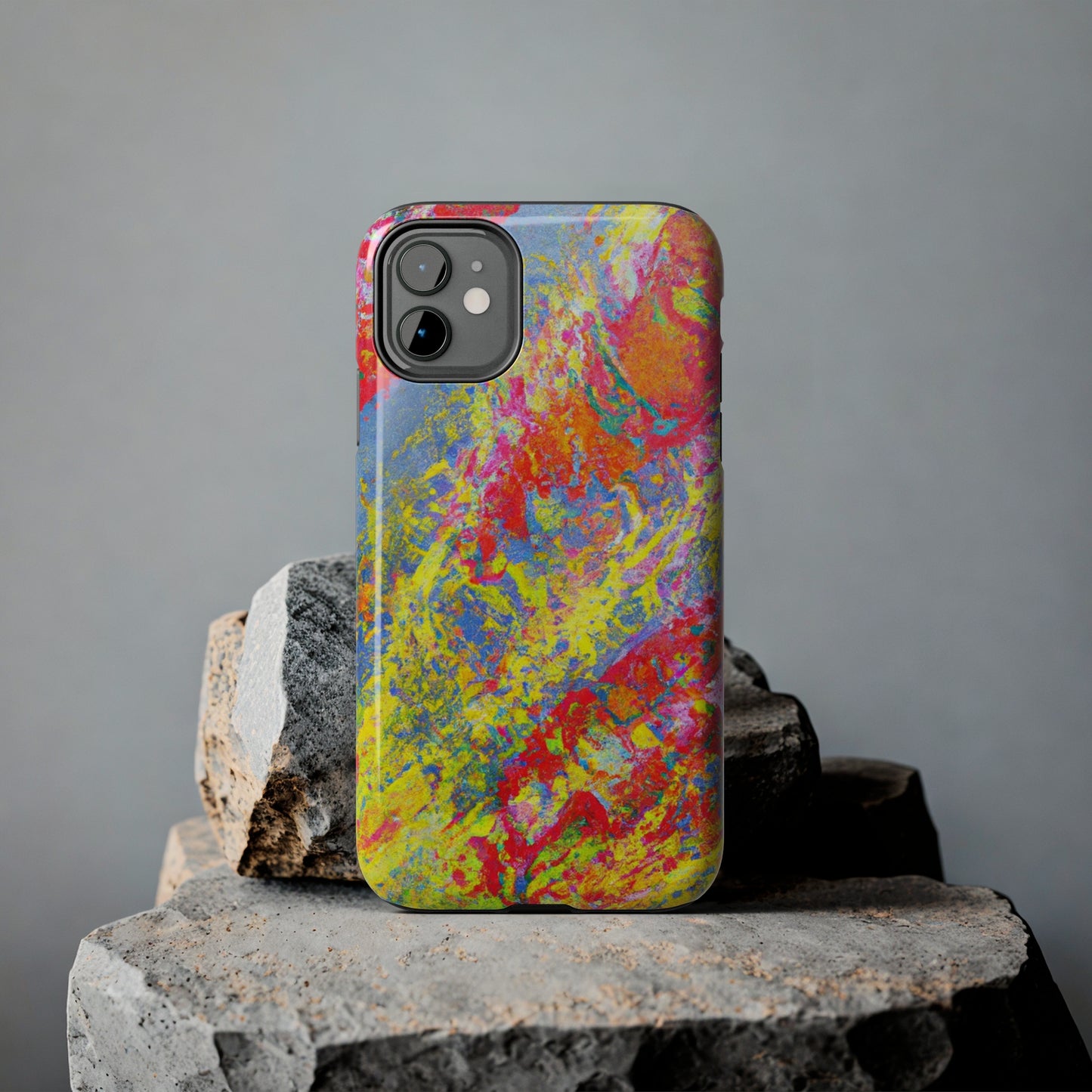 Tough Apple iPhone Cases Ft. Abstract Strawberry Banana