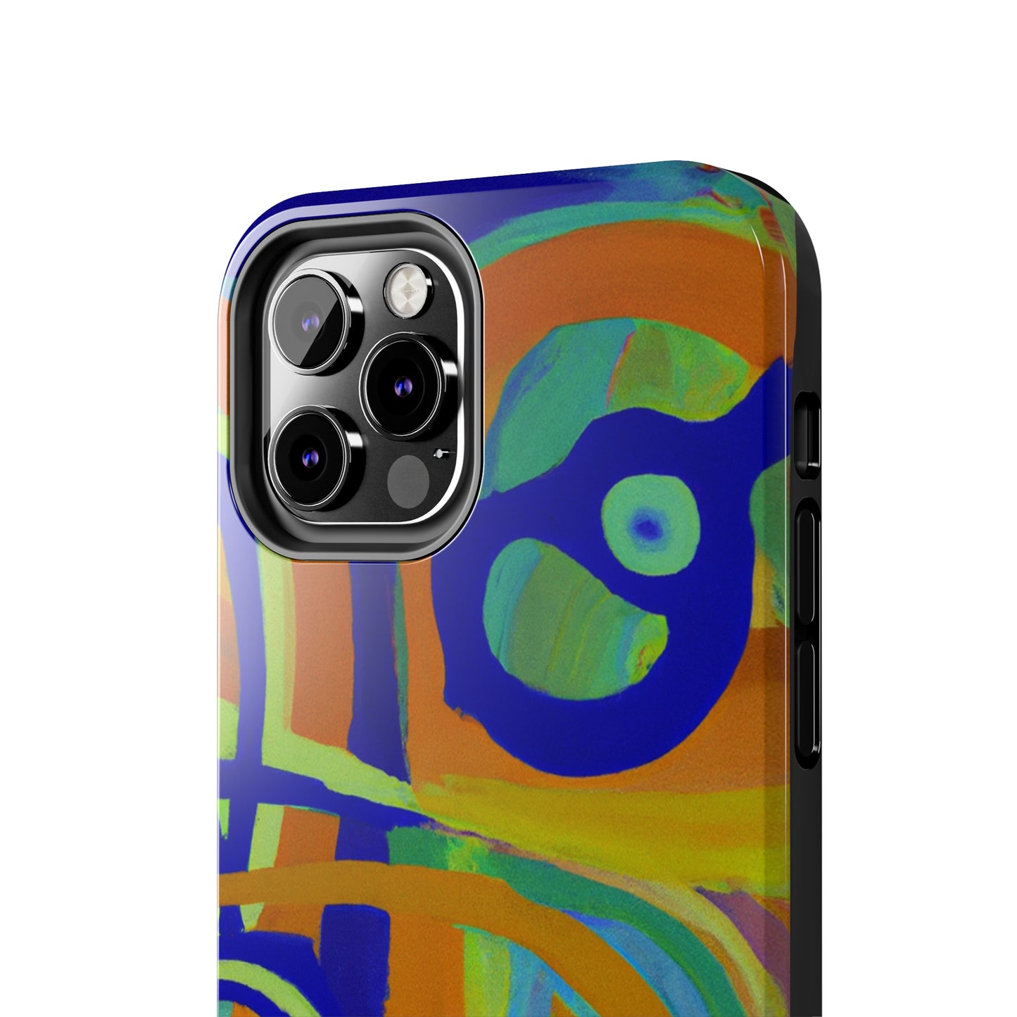 Tough Case-Mate iPhone Case Ft. Blue Orange Curves