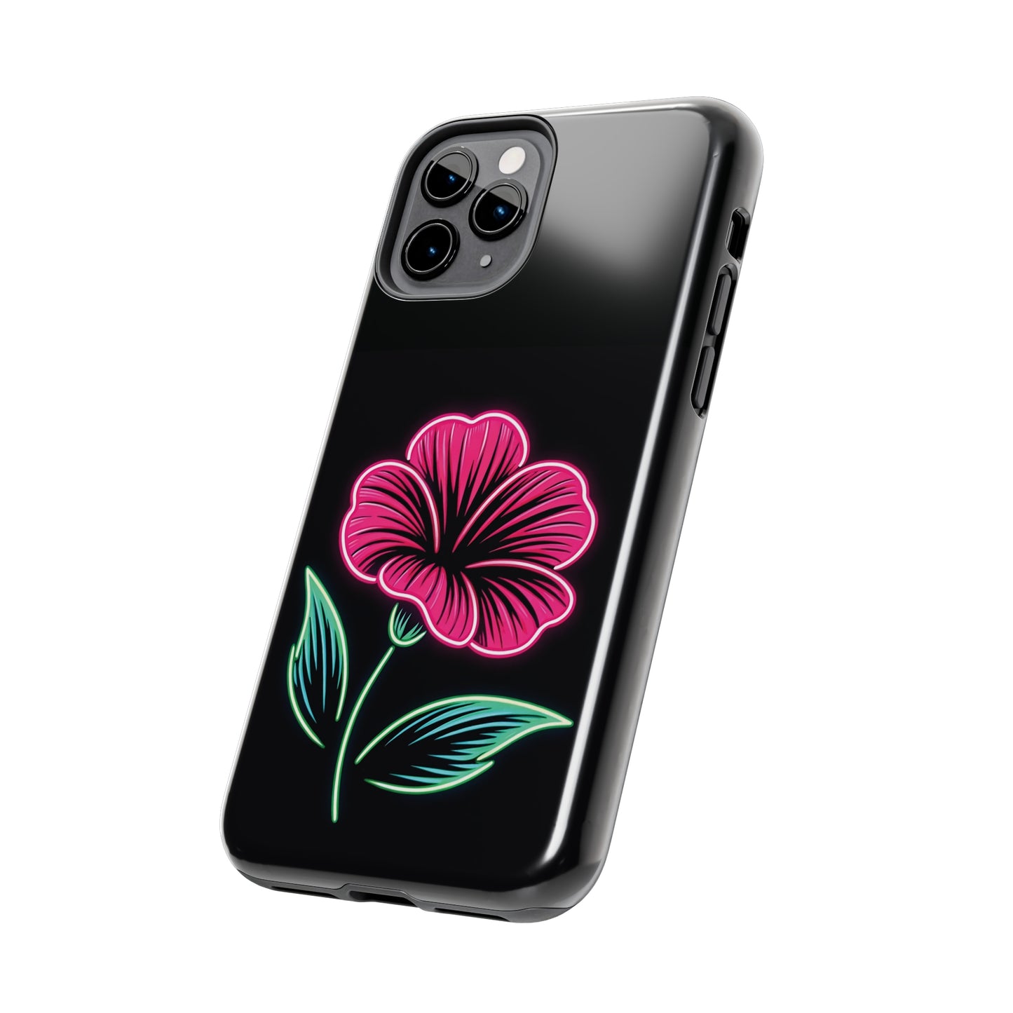 ToughDrop Apple iPhone Case Ft. Neon Bloom