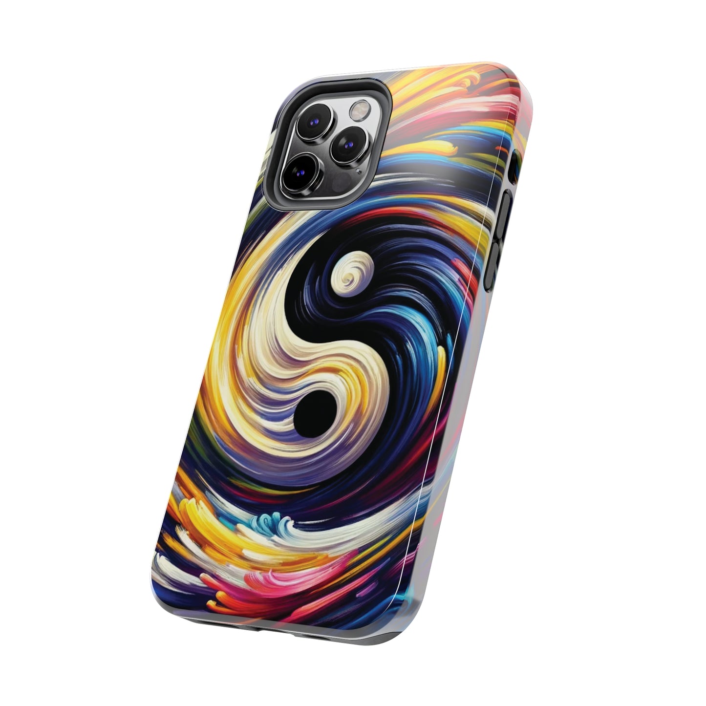 ToughDrop Apple iPhone Case Ft. Abstract Yin Yang