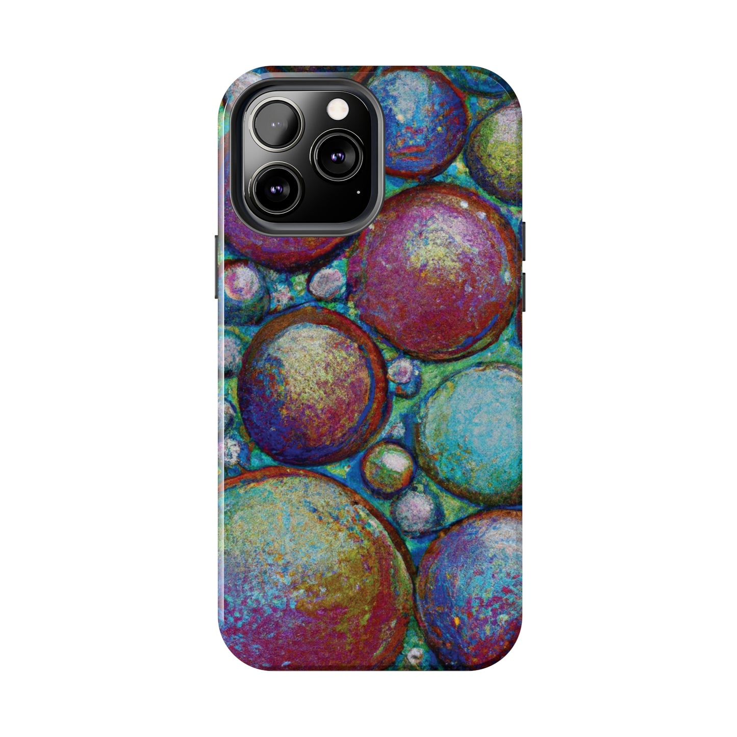 Tough Apple iPhone Cases Ft. Big Acrylic Bubbles