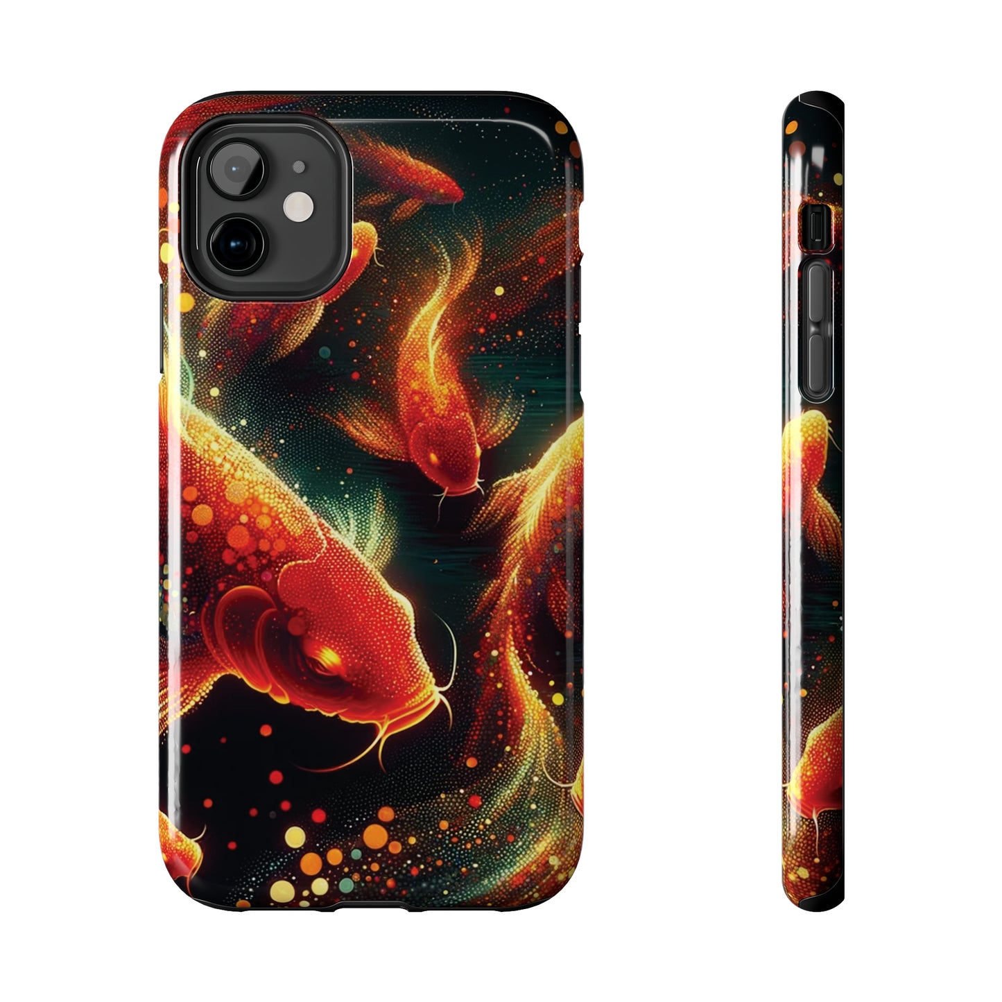 ToughDrop Apple iPhone Case Ft. Spotted Koi