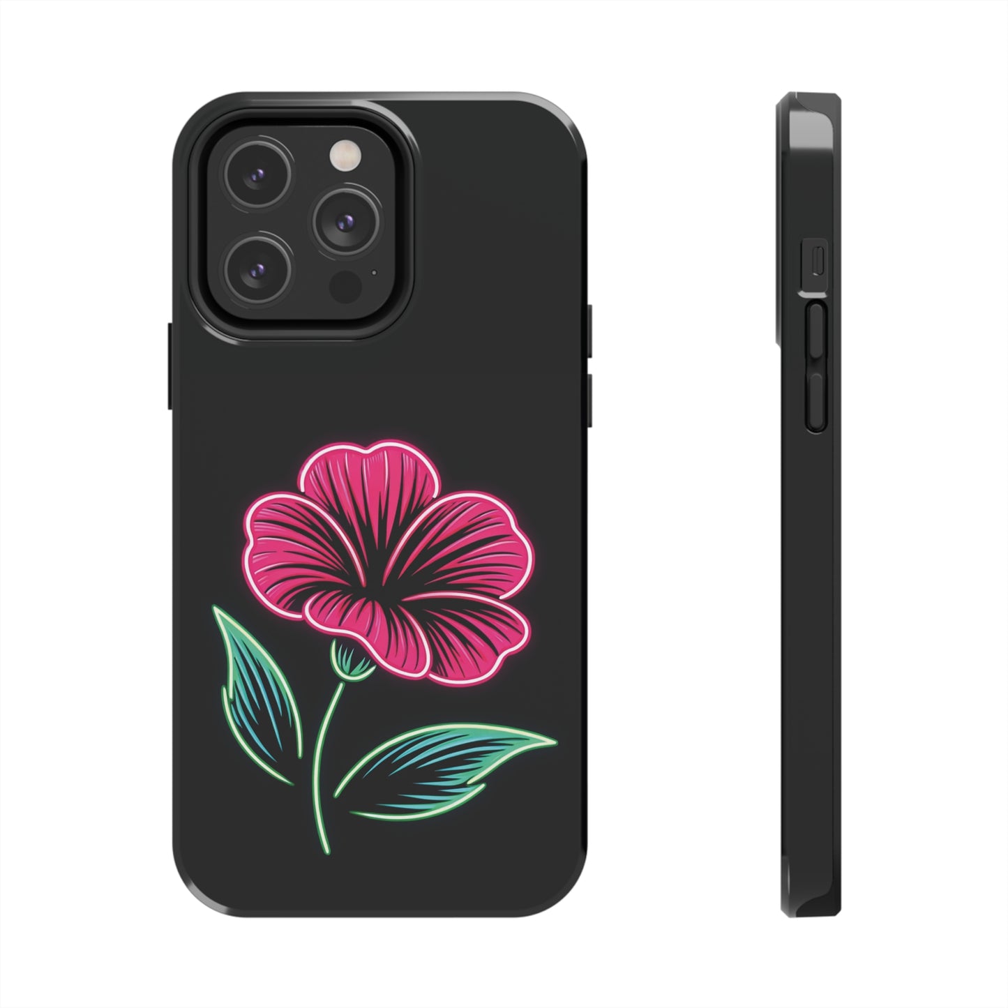 ToughDrop Apple iPhone Case Ft. Neon Bloom