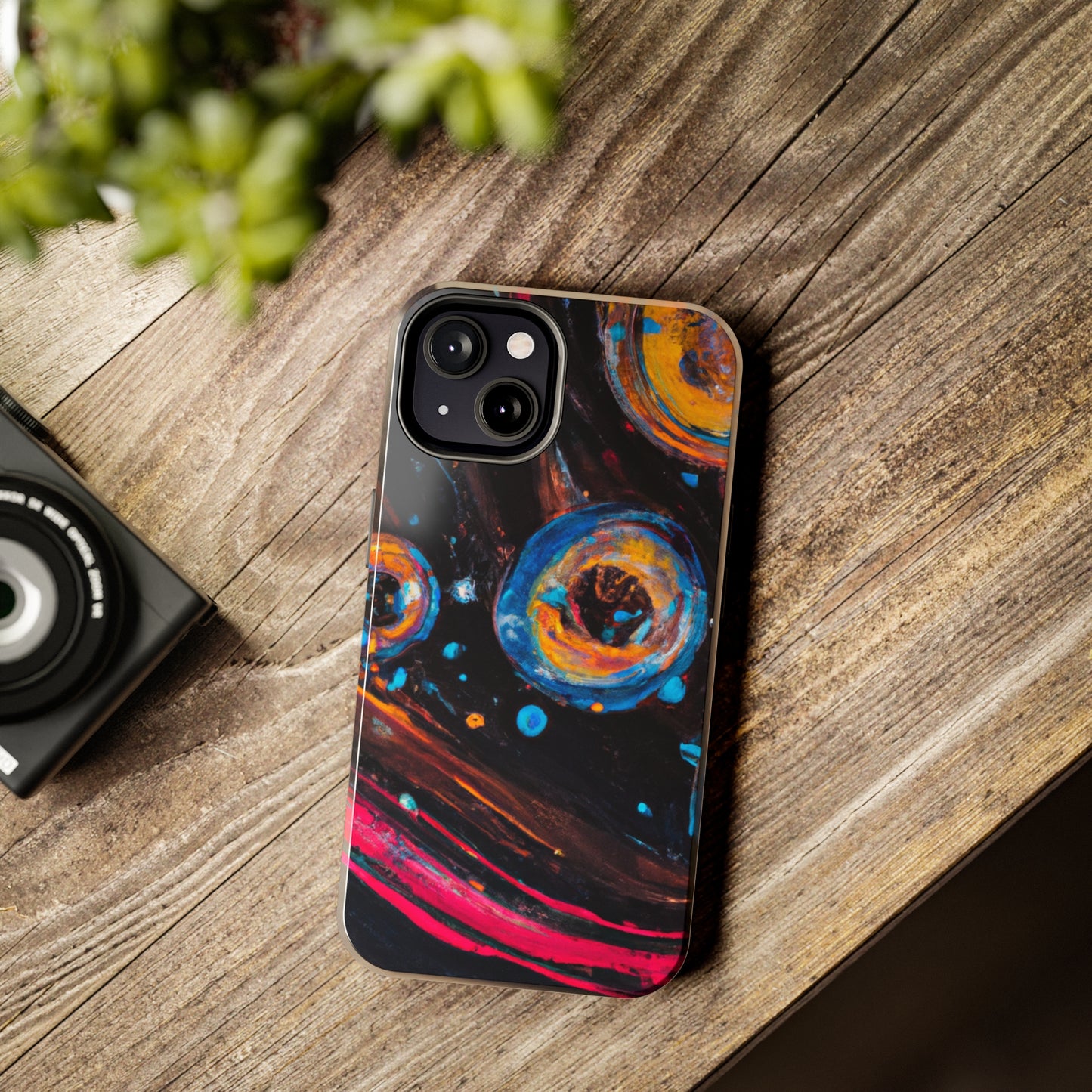 Tough Apple iPhone Cases Ft. Bubble Galaxy