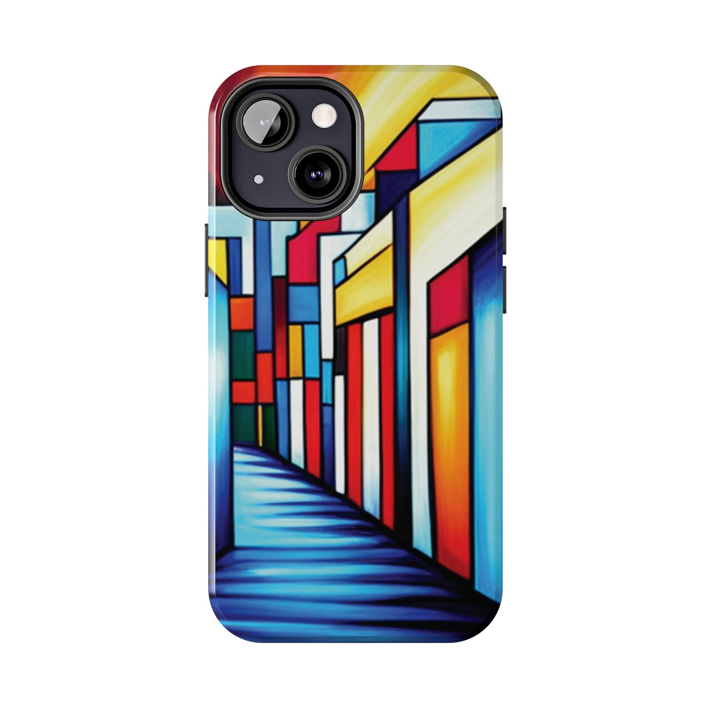 ToughDrop Apple iPhone Case Ft. Colorful Geometric Abstract Art
