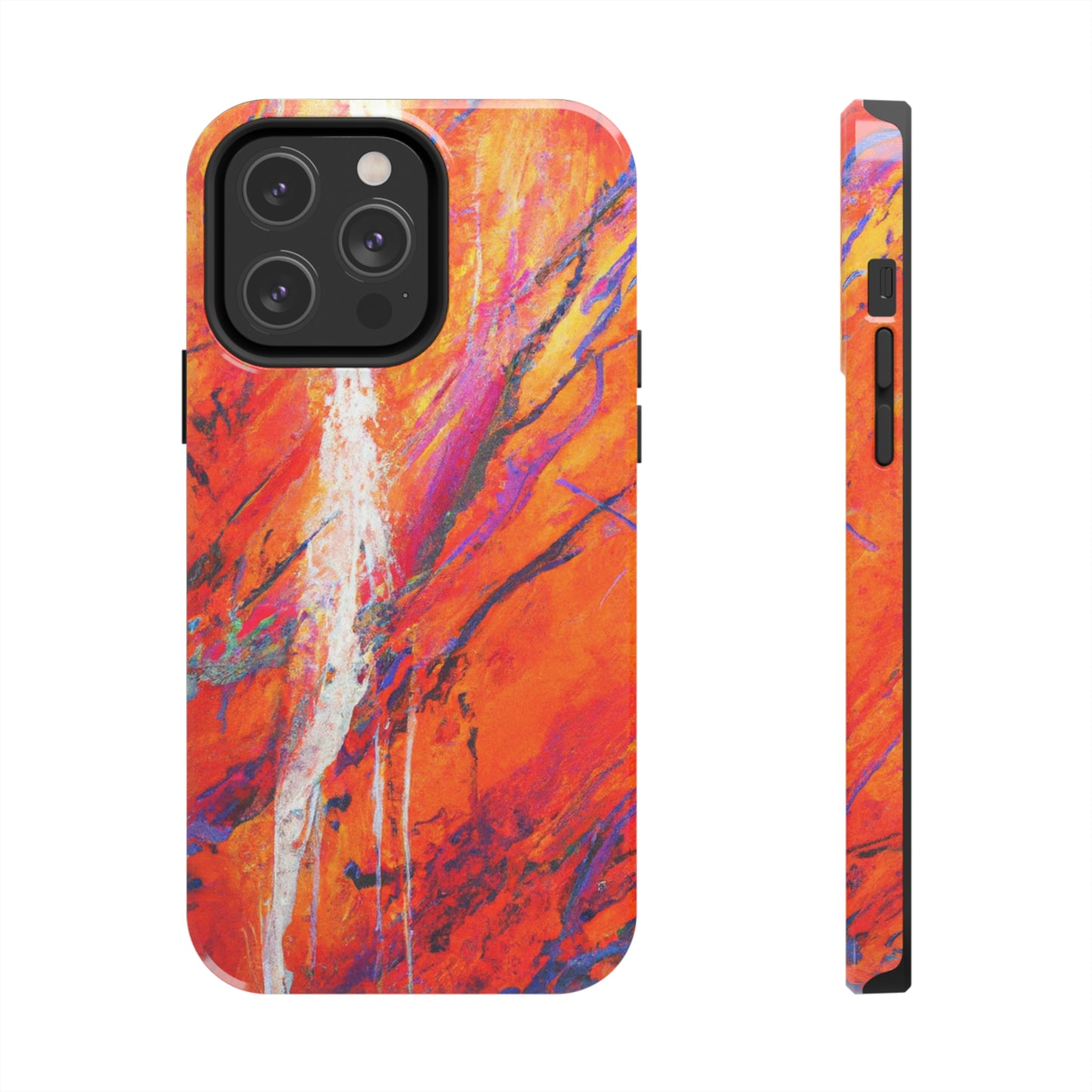 Tough Apple iPhone Cases Ft. Abstract Halloween Forest