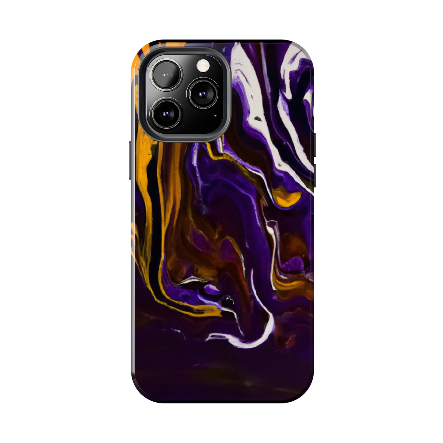 Tough Case-Mate iPhone Case Ft. Purple Tiger Stripes