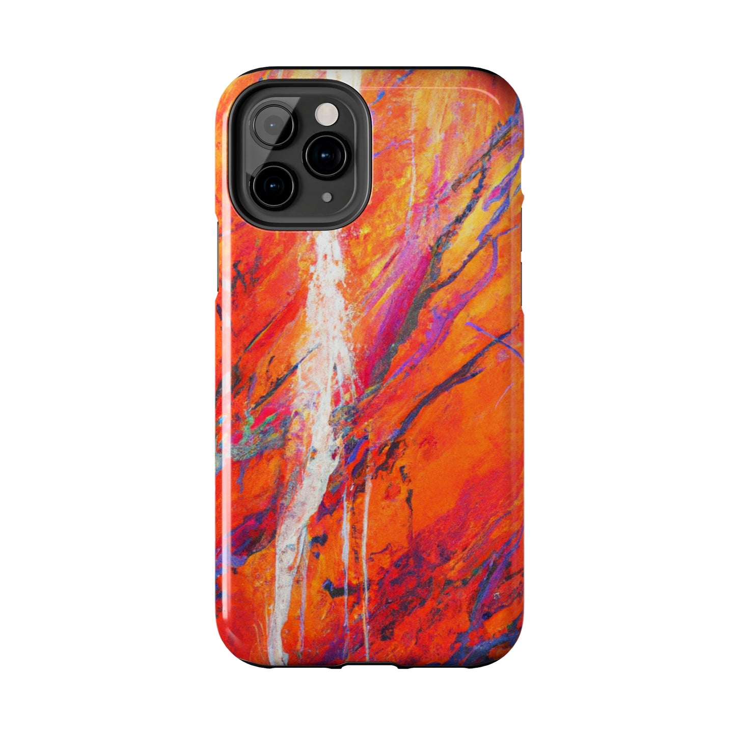 Tough Apple iPhone Cases Ft. Abstract Halloween Forest