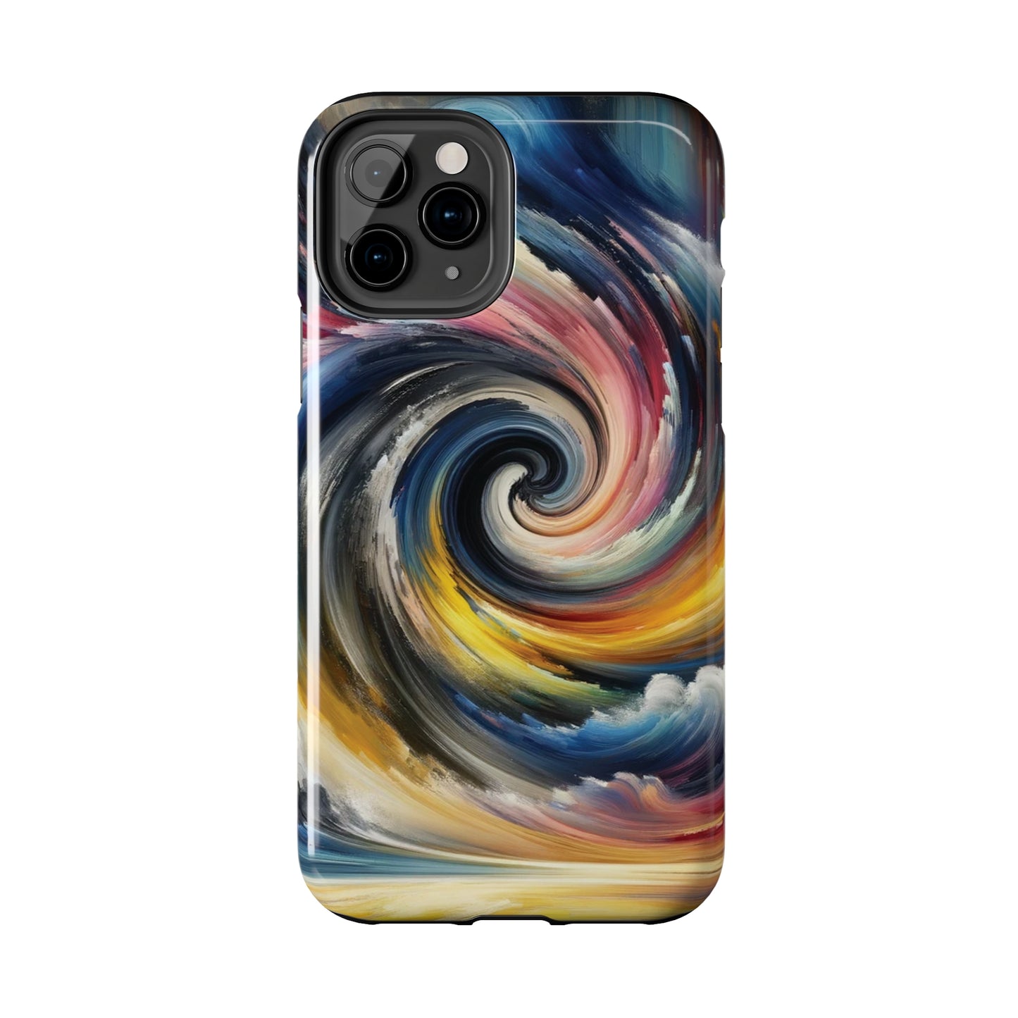 ToughDrop Apple iPhone Case Ft. Swirled Brush