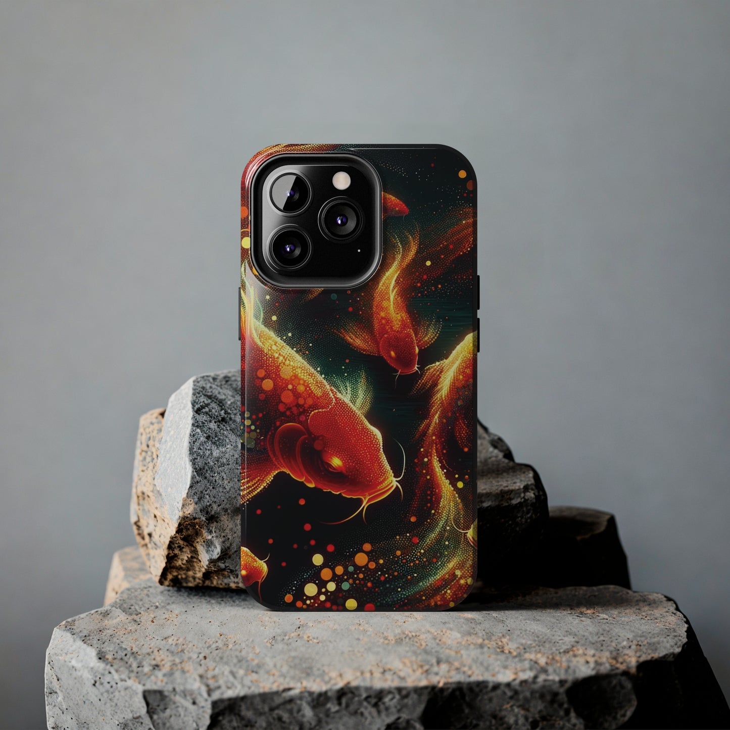 ToughDrop Apple iPhone Case Ft. Spotted Koi