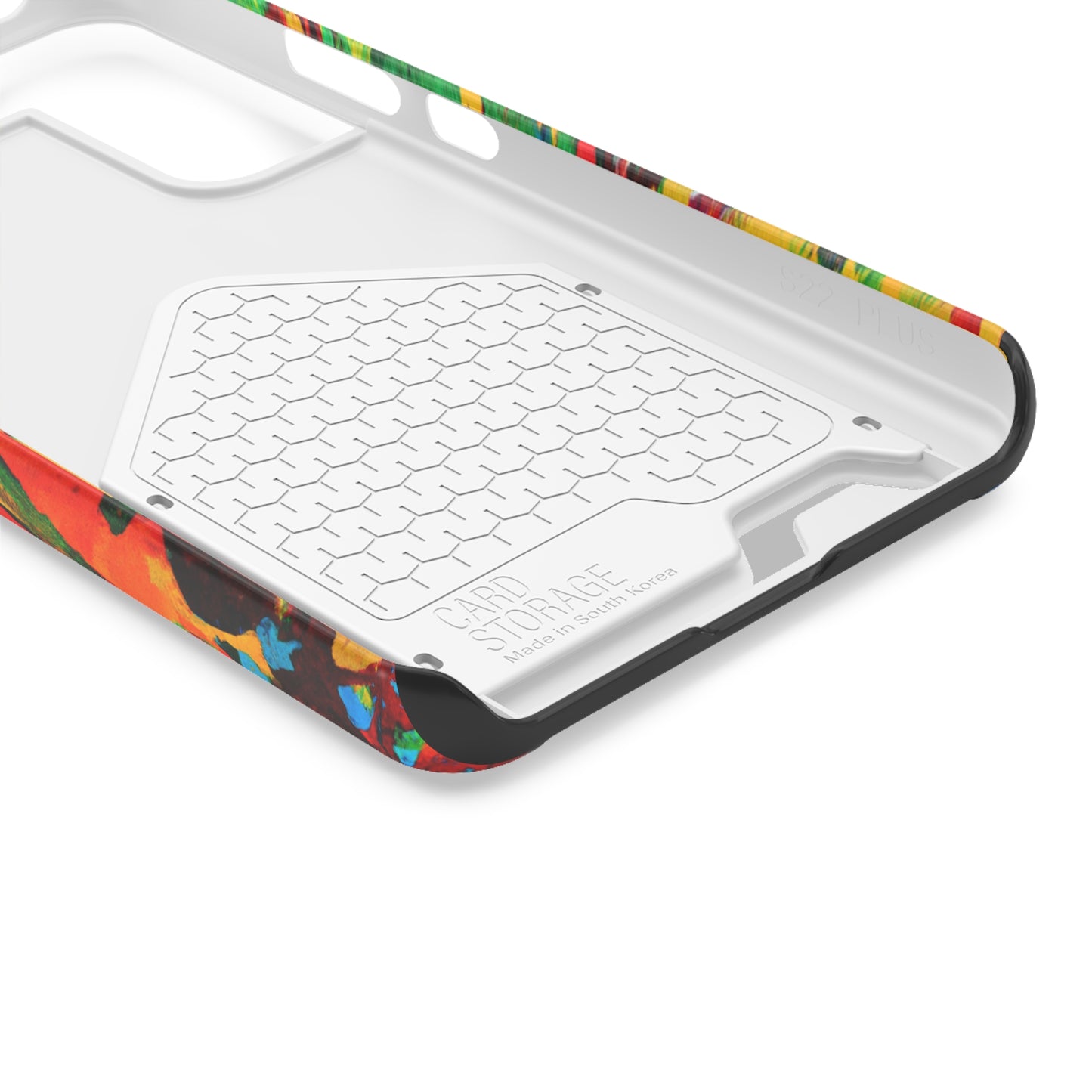 iPhone and Samsung Cases with Card Holder Ft. Abstract Tropical