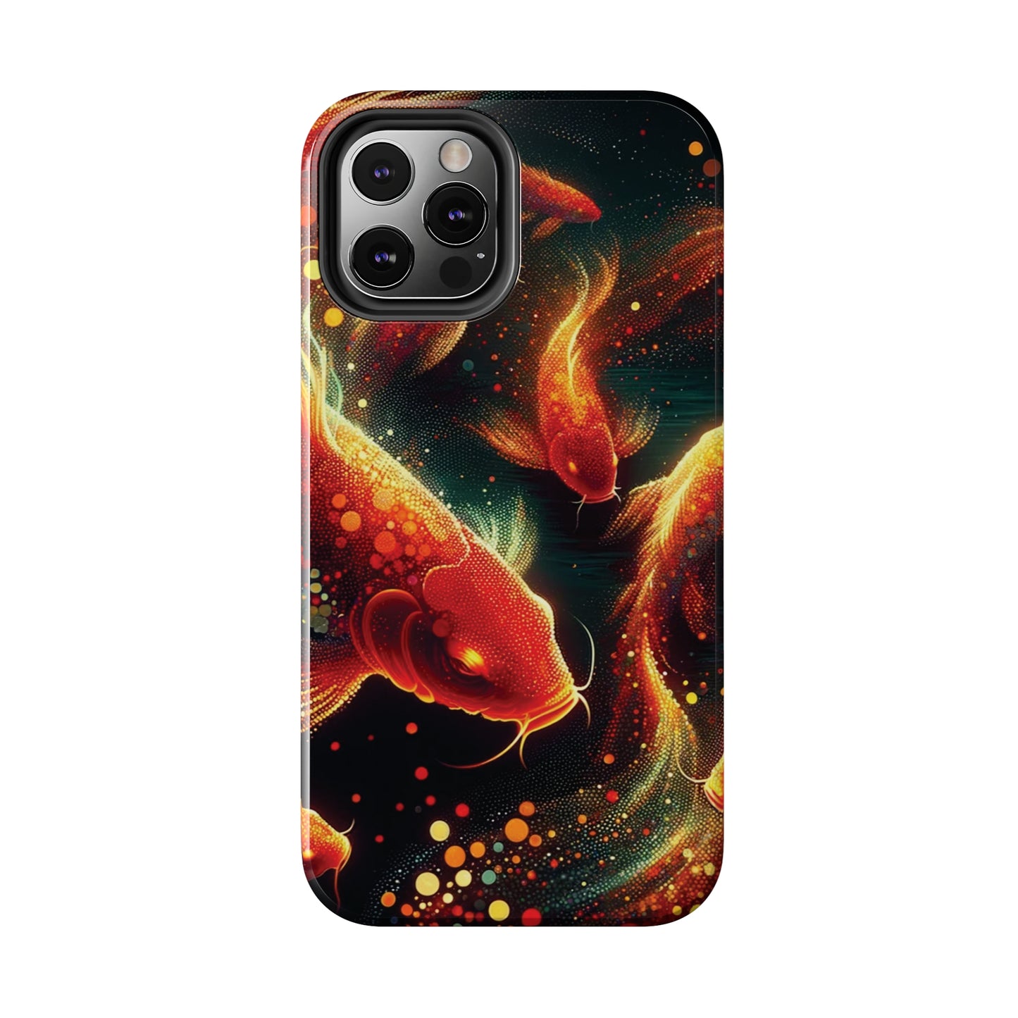 ToughDrop Apple iPhone Case Ft. Spotted Koi