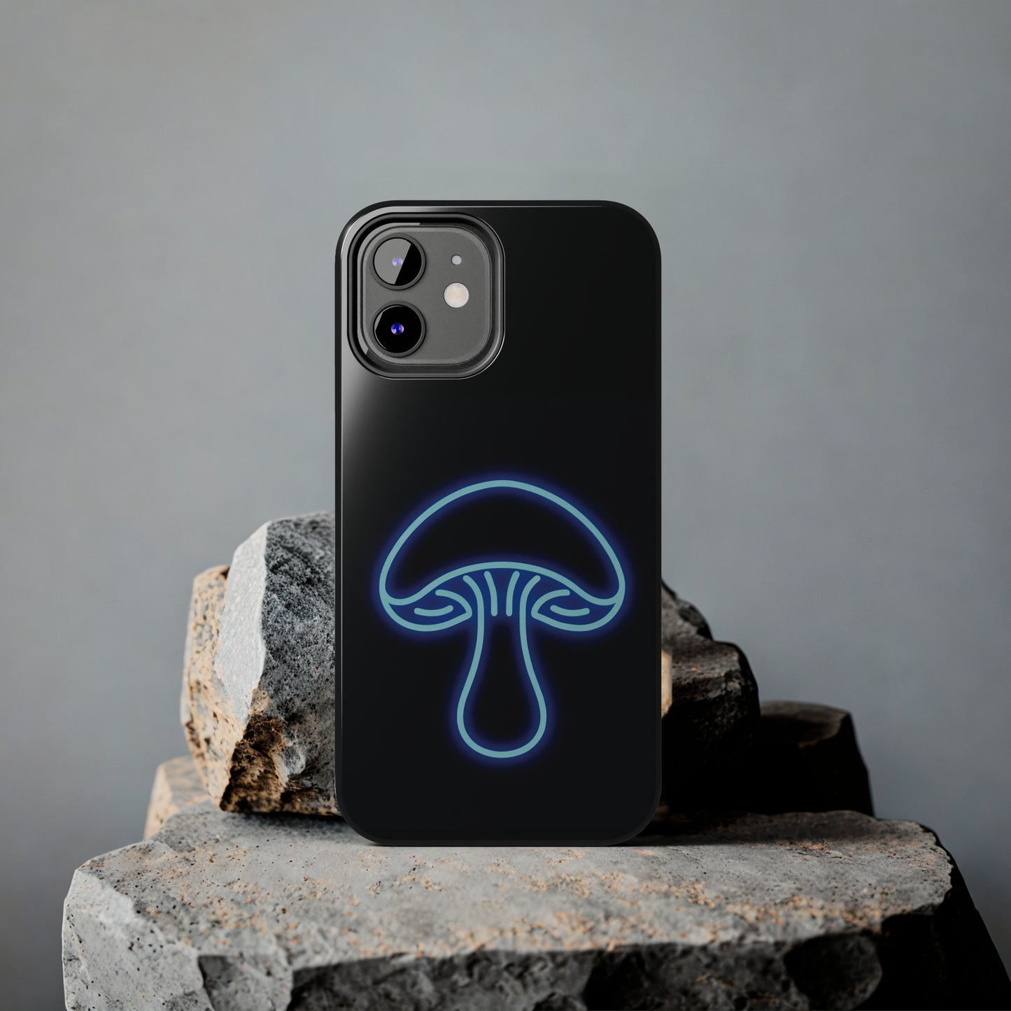 ToughDrop Apple iPhone Case Ft. Neon Blue Shroom
