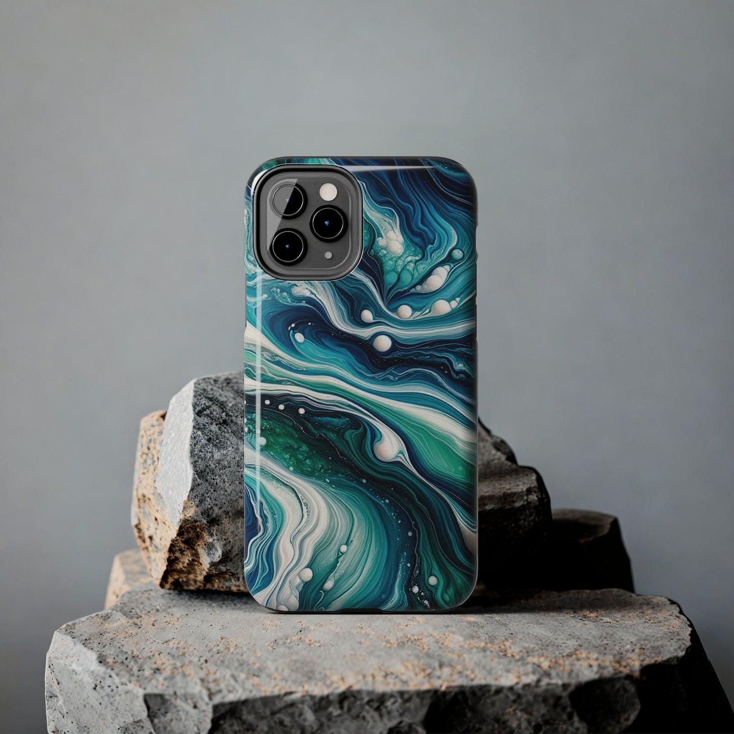 ToughDrop Apple iPhone Case Ft. Liquid Blue