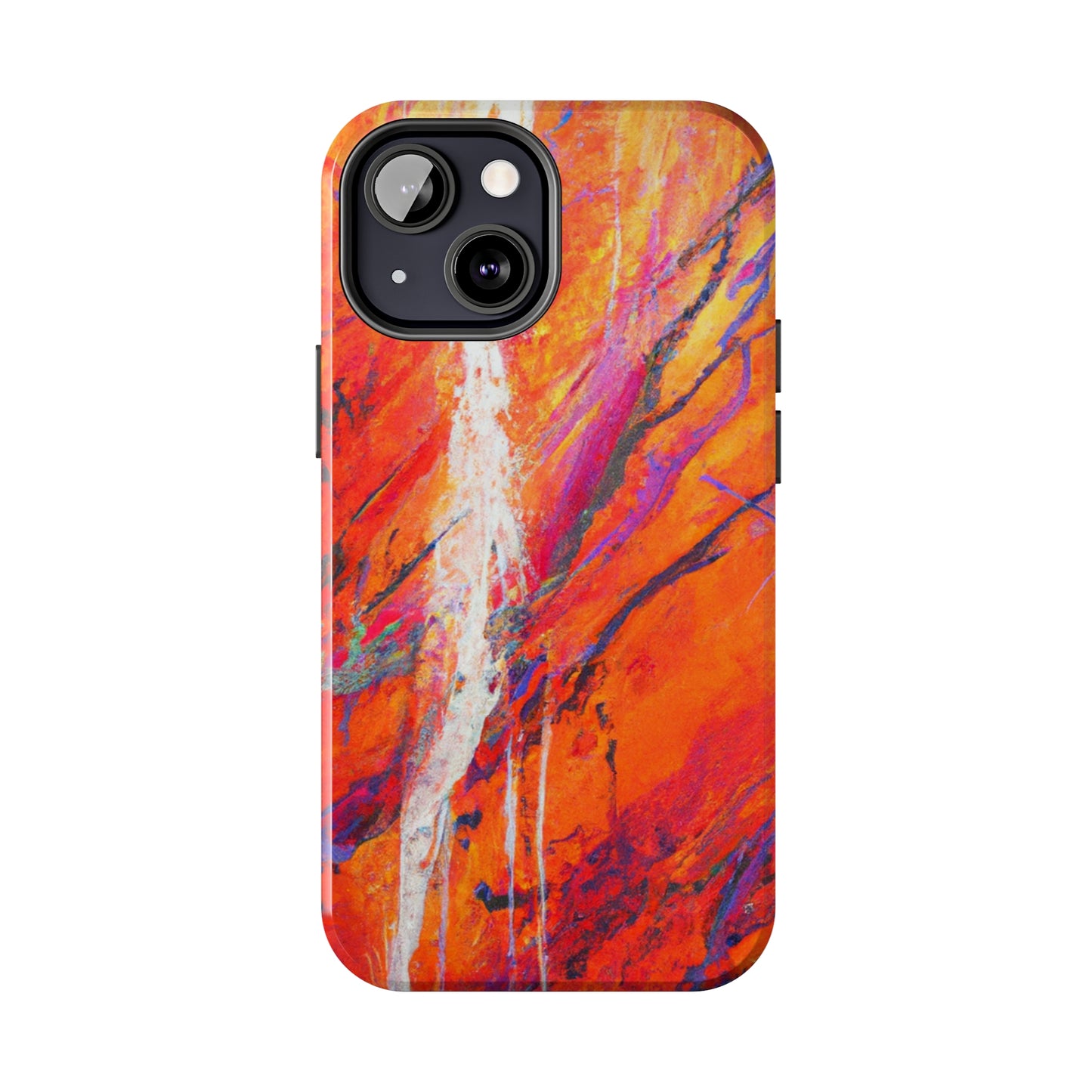 Tough Apple iPhone Cases Ft. Abstract Halloween Forest