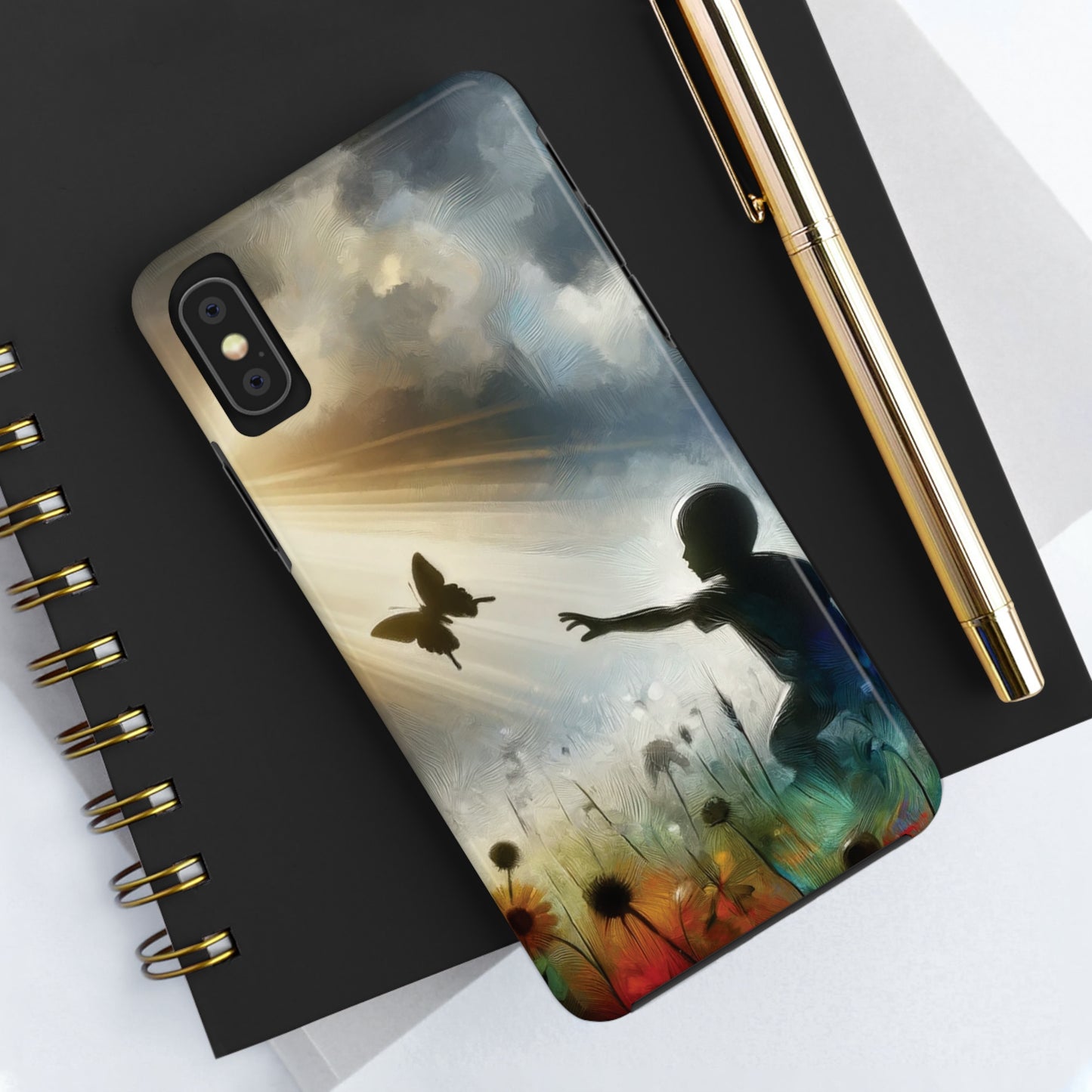 ToughDrop Apple iPhone Case Ft. Butterfly Shadow