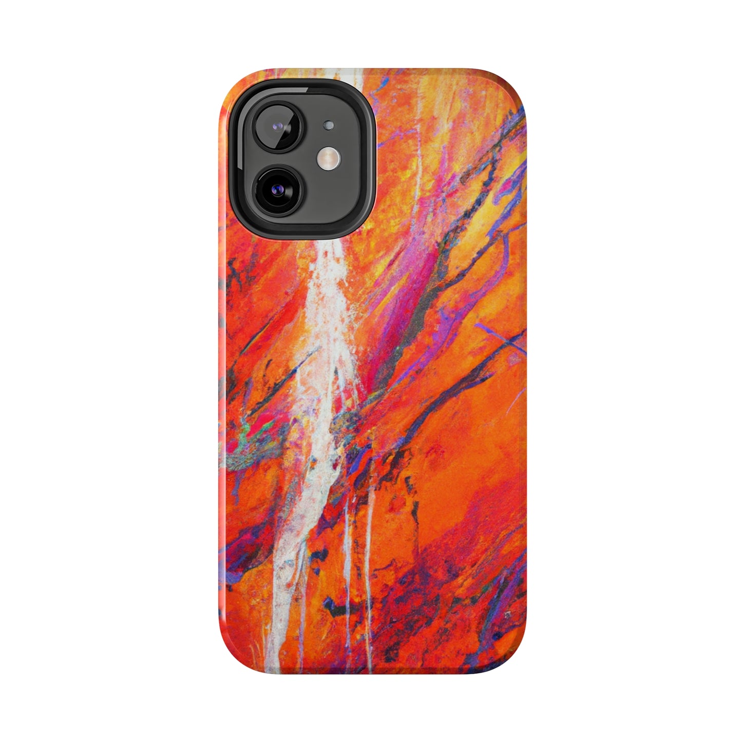 Tough Apple iPhone Cases Ft. Abstract Halloween Forest