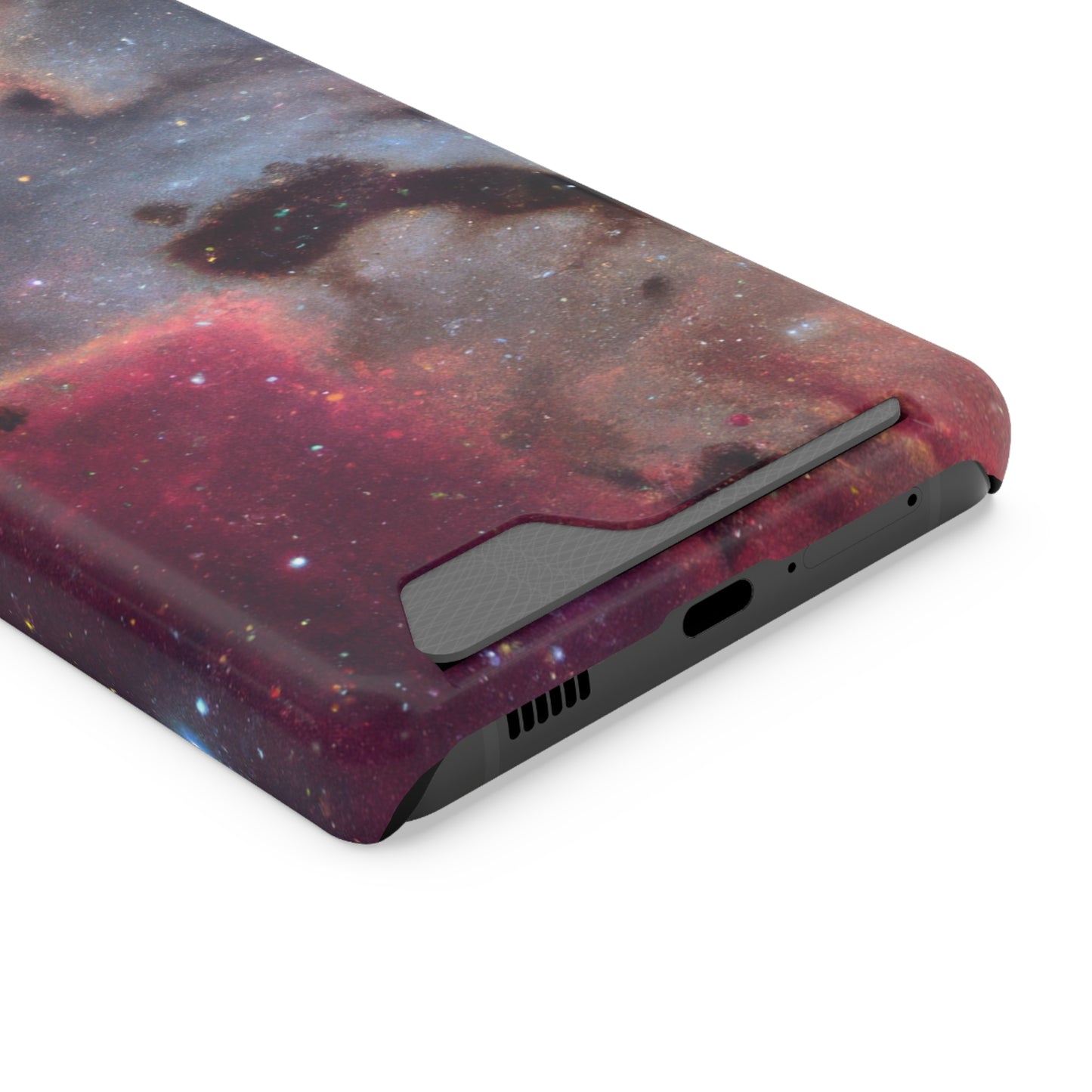 iPhone 13 and Samsung S21, S22 Cases with Card Holder Ft. Nebula