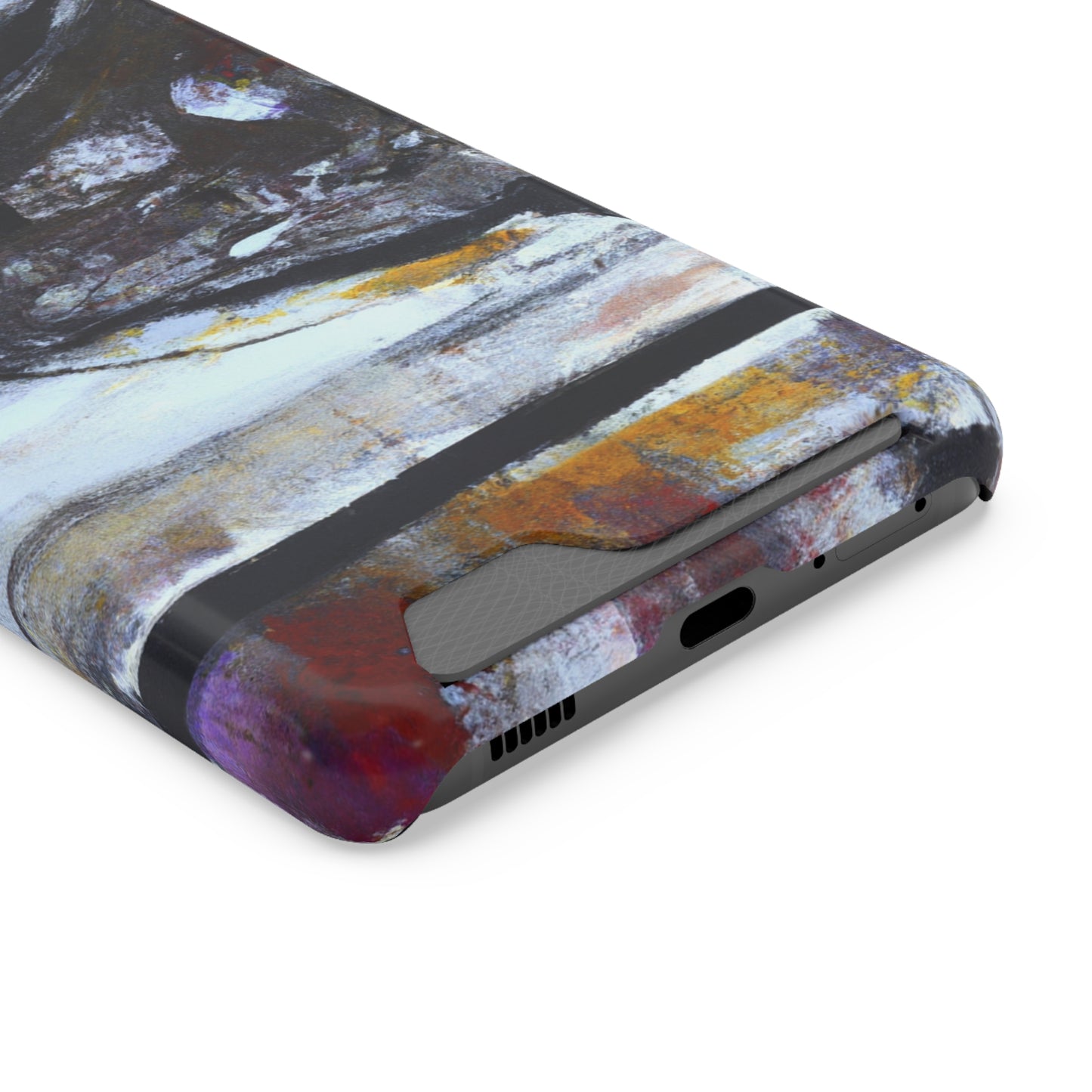 iPhone 13 and Samsung S21, S22 Cases with Card Holder Ft. Mirror Island