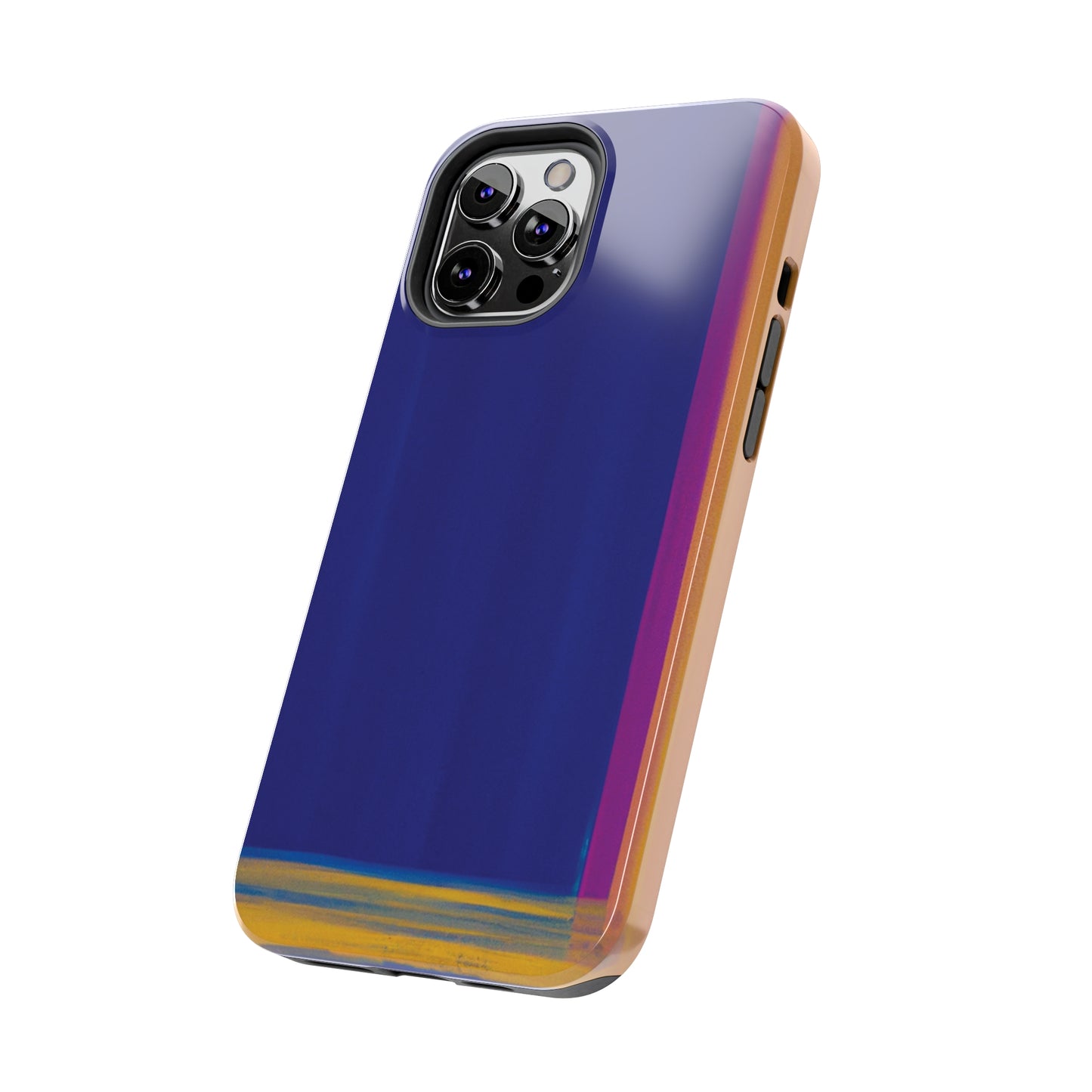 Strong Apple iPhone Case Ft. Minimal Framed Blue