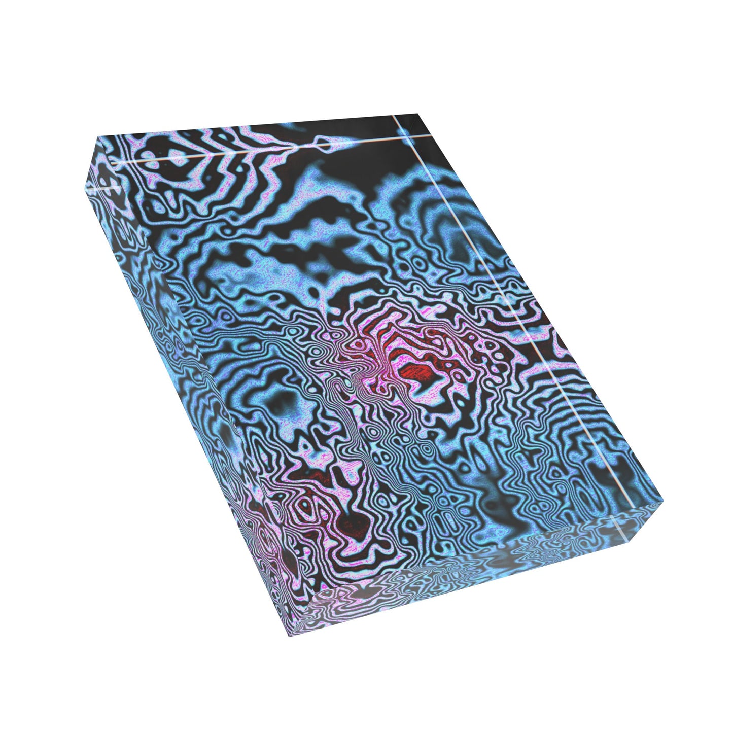 Malachite Opal Acrylic Photo Block