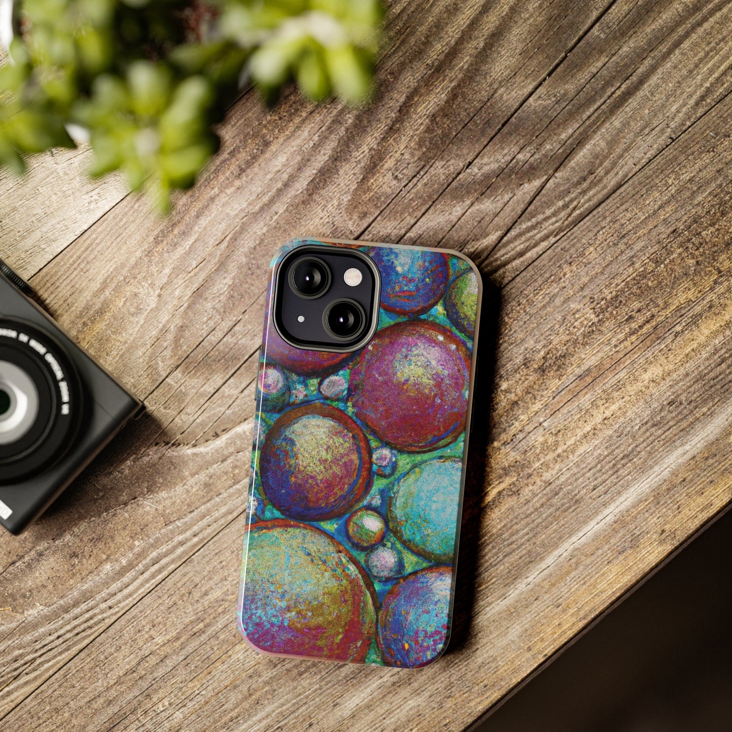Tough Apple iPhone Cases Ft. Big Acrylic Bubbles
