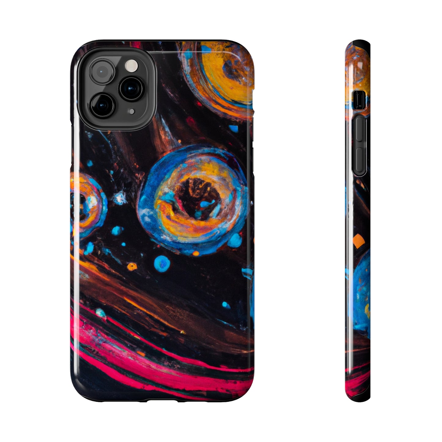 Tough Apple iPhone Cases Ft. Bubble Galaxy