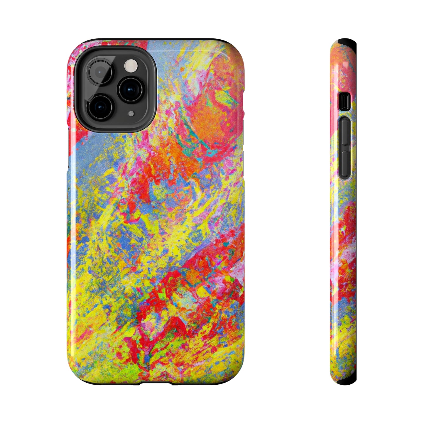 Tough Apple iPhone Cases Ft. Abstract Strawberry Banana