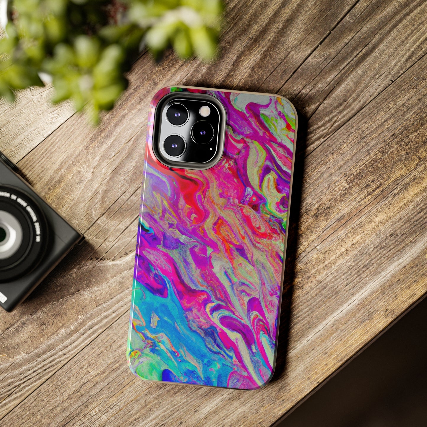 Tough Case-Mate iPhone Case Ft. Rainbow Waves