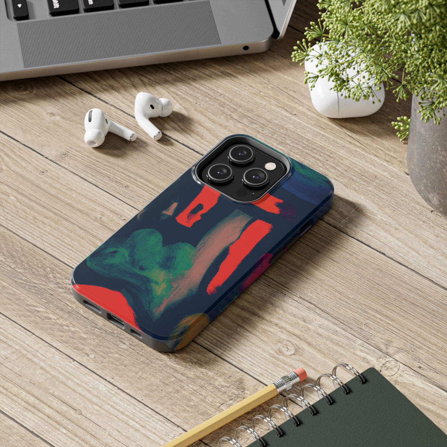Strong Apple iPhone Case Ft. Abstract Clover