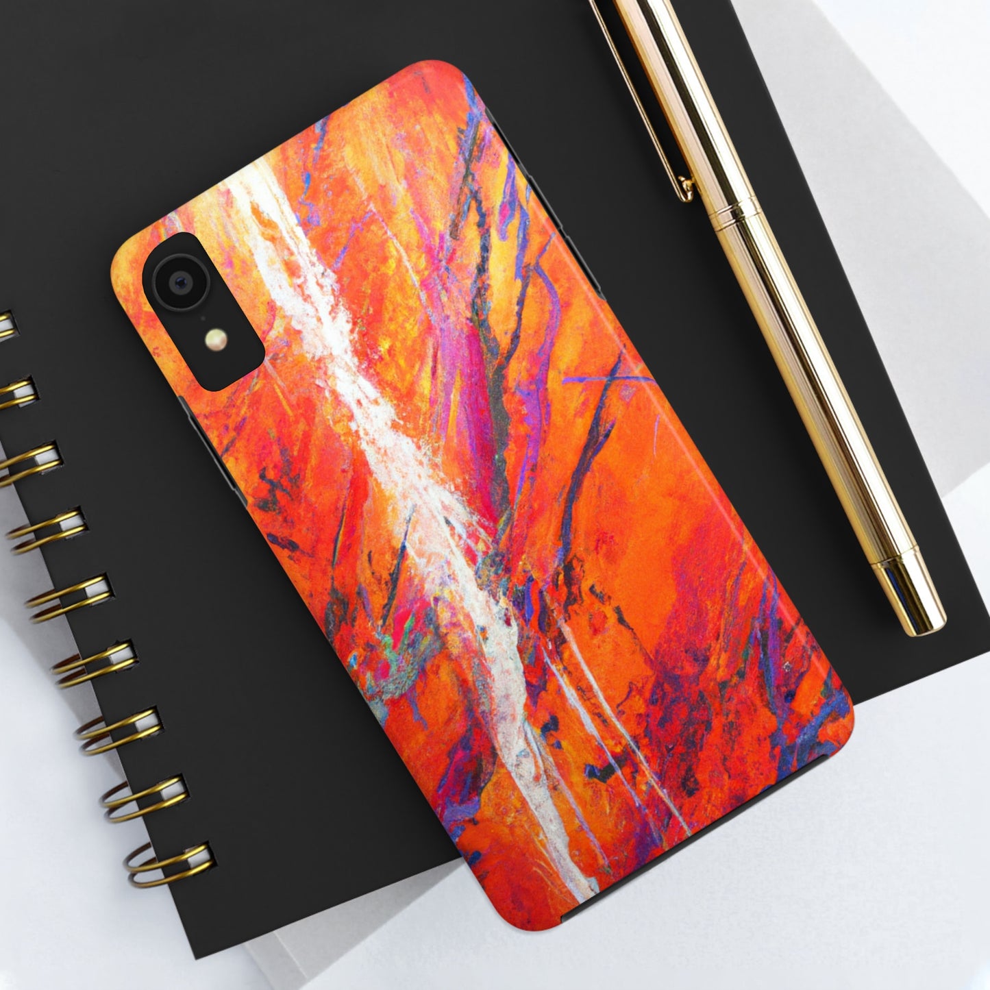 Tough Apple iPhone Cases Ft. Abstract Halloween Forest