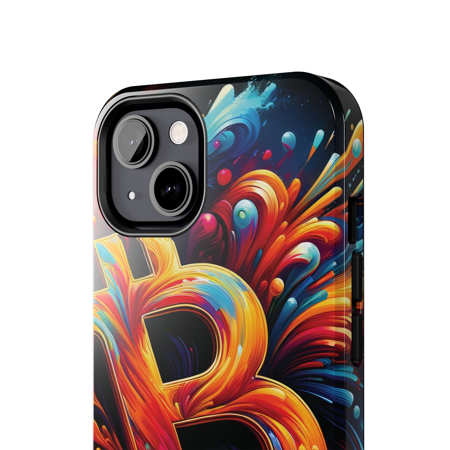 ToughDrop Apple iPhone Case Ft. Bitcoin Symbol Abstract
