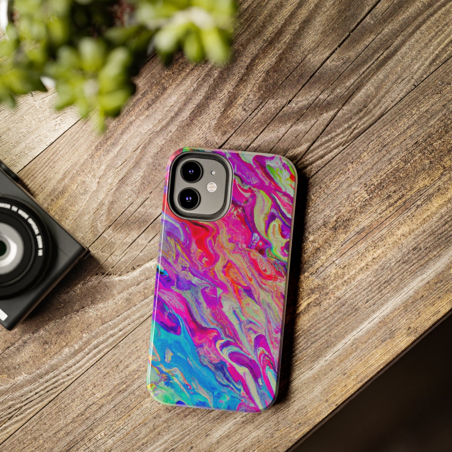 Tough Case-Mate iPhone Case Ft. Rainbow Waves