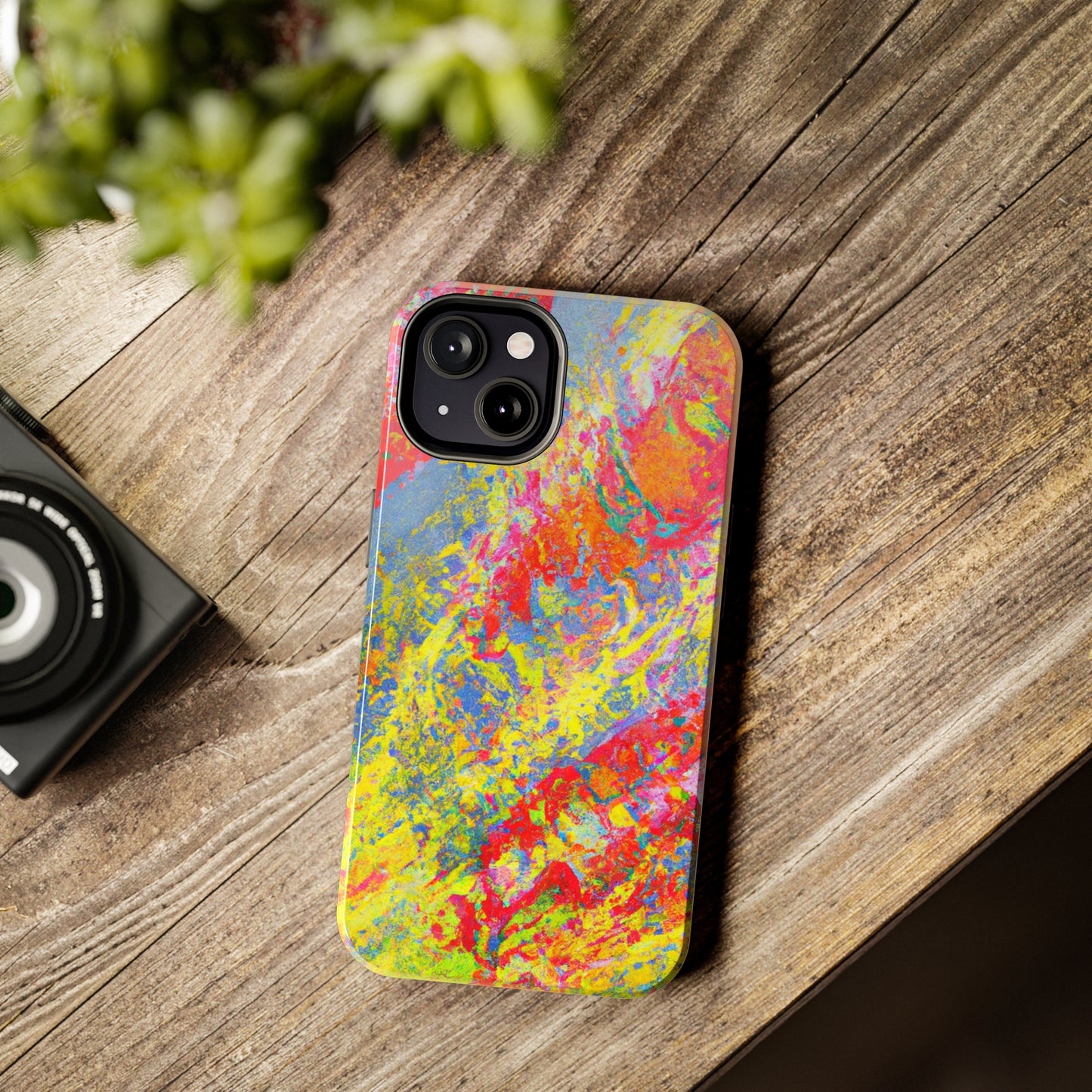 Tough Apple iPhone Cases Ft. Abstract Strawberry Banana