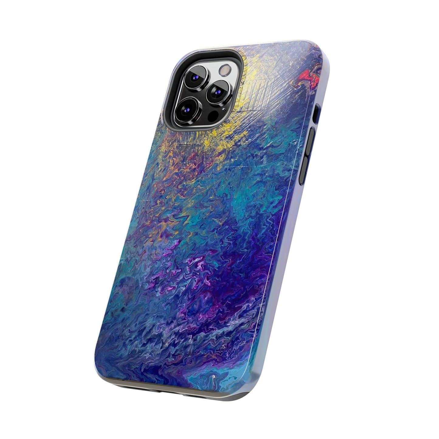 Tough Case-Mate iPhone Cases Ft. Abstract Blue Waterfall