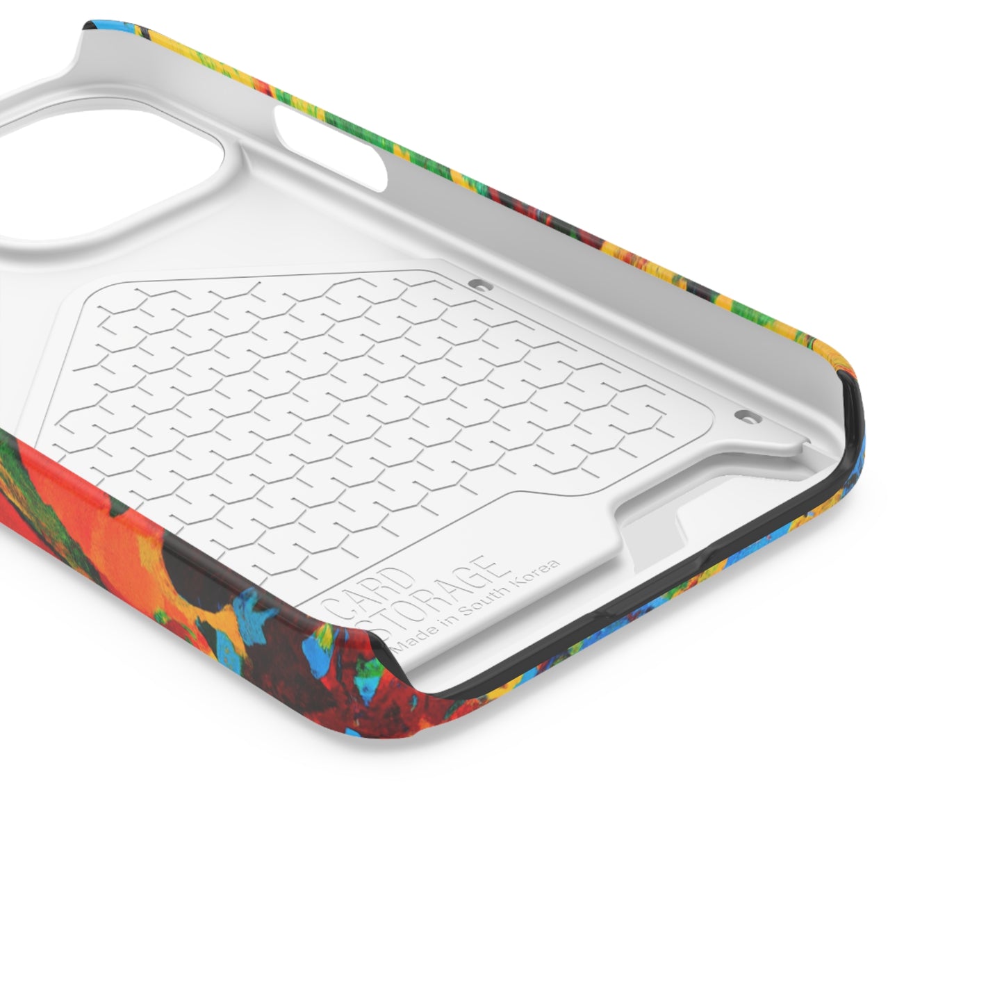 iPhone and Samsung Cases with Card Holder Ft. Abstract Tropical
