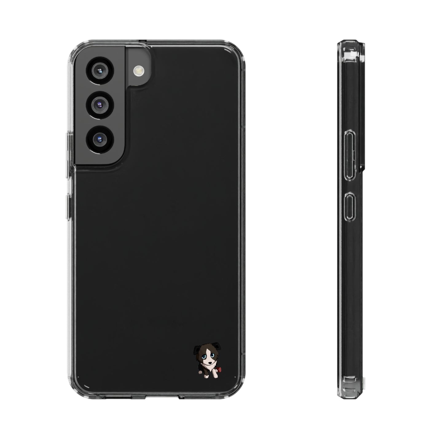 Clear iPhone and Android Cases Ft. Cute Puppy