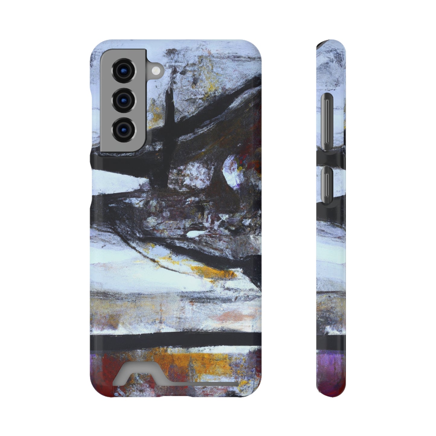 iPhone 13 and Samsung S21, S22 Cases with Card Holder Ft. Mirror Island