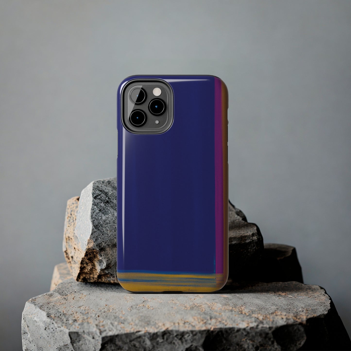 Strong Apple iPhone Case Ft. Minimal Framed Blue