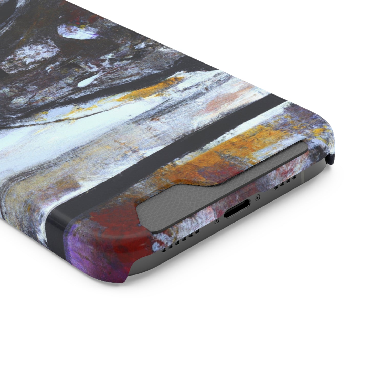 iPhone 13 and Samsung S21, S22 Cases with Card Holder Ft. Mirror Island