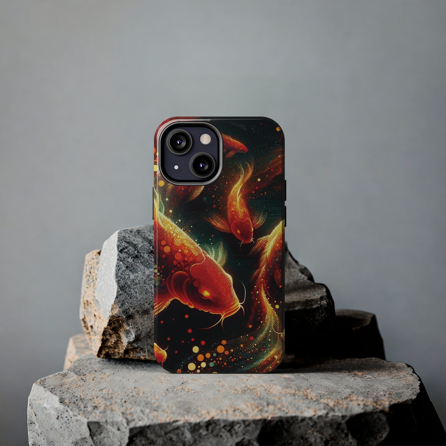 ToughDrop Apple iPhone Case Ft. Spotted Koi