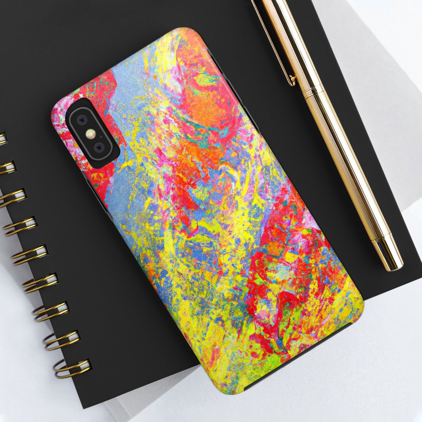 Tough Apple iPhone Cases Ft. Abstract Strawberry Banana